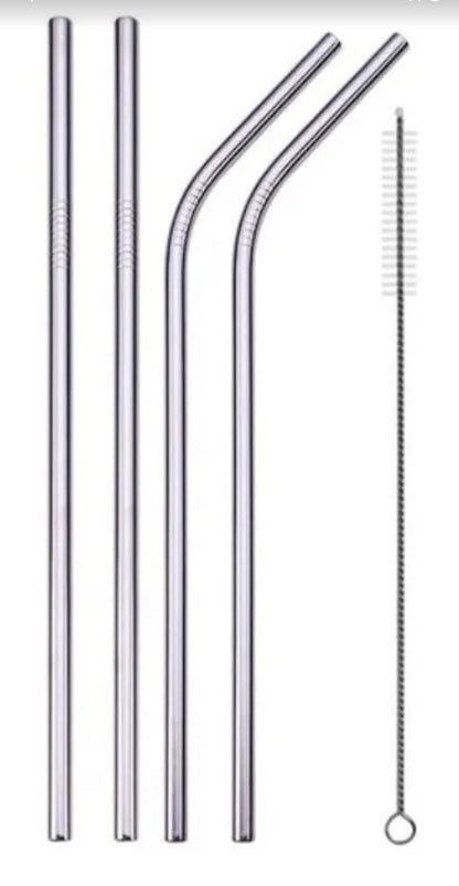 Set de 4 bombillas metalicas